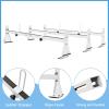 imageECOTRIC Van Ladder Racks 3 Bar Roof Racks 59 Inches Compatible with 1996Up Chevy Express Fullsize 800 LBS Capacity Steel BlackWhite