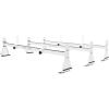 imageECOTRIC Van Ladder Racks 3 Bar Roof Racks 59 Inches Compatible with 1996Up Chevy Express Fullsize 800 LBS Capacity Steel BlackWhite