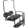 imageFlip Folding Rear Back Flip Seat Kit WFree Grab Bar ampamp Roof Support for 198220005 Club Car DS Golf CartRear Flip Seat Kit  Leaf Springs