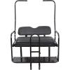 imageFlip Folding Rear Back Flip Seat Kit WFree Grab Bar ampamp Roof Support for 198220005 Club Car DS Golf CartRear Flip Seat Kit  Leaf Springs