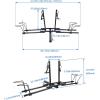 imageHitch Mount Bike Rack Carrier Upright 2 Mountain Bike EBike Carrier Platform Style 2quot Rear for SUV Van Truck Minivans RV Trailer