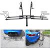 imageHitch Mount Bike Rack Carrier Upright 2 Mountain Bike EBike Carrier Platform Style 2quot Rear for SUV Van Truck Minivans RV Trailer
