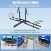 imageHitch Mount Bike Rack Carrier Upright 2 Mountain Bike EBike Carrier Platform Style 2quot Rear for SUV Van Truck Minivans RV Trailer