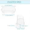 imageKojem 2 X 240356401 Refrigerator Door Bin Shelf Compatible with Frigidaire Kenmore Refrigerator FFSS2614QS4A FFHS2611PFEA FFSS2614QE6A FFHS2622MSYA FFHS2611LBRA AP2116036 Replacement  2Pcs White1Pc Clear