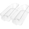 imageKojem 2 X 240356401 Refrigerator Door Bin Shelf Compatible with Frigidaire Kenmore Refrigerator FFSS2614QS4A FFHS2611PFEA FFSS2614QE6A FFHS2622MSYA FFHS2611LBRA AP2116036 Replacement  2Pcs White2Pcs Clear