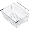imageKojem 2188656 Replacement Crisper Drawer Upper Compatible with Whirlpool Kenmore Refrigerator Upper Bin with Humidity Control Plastic PS Clear