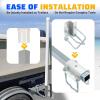 imageKojem Boat Trailer Guide Poles for Ski Boat Fishing Boat Sailboat Kayak Canoe Size and Color SelectedWhiteSilvery