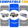 imageKojem Boat Trailer Guide Poles for Ski Boat Fishing Boat Sailboat Kayak Canoe Size and Color SelectedWhiteSilvery