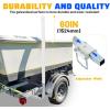 imageKojem Boat Trailer Guide Poles for Ski Boat Fishing Boat Sailboat Kayak Canoe Size and Color SelectedWhiteSilvery