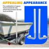 imageKojem Boat Trailer Guide Poles for Ski Boat Fishing Boat Sailboat Kayak Canoe Size and Color SelectedWhiteSilvery