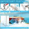 imageKojem Boat Trailer Guide Poles for Ski Boat Fishing Boat Sailboat Kayak Canoe Size and Color SelectedWhiteSilvery