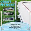 imageKojem Boat Trailer Guide Poles for Ski Boat Fishing Boat Sailboat Kayak Canoe Size and Color SelectedWhiteSilvery