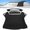 imageKojem Convertible Soft Top Sailcloth Vinyl Roof with Heated Glass Window Compatible with 19942004 Ford MustangBlack CP1311