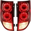 imageKojem Tail light Compatible with 20112020 Dodge Grand Caravan Driver Side Replacement for 05182535AF Red Lens wBulbsDriver  Passenger Side