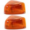 imageKojem Turn Signal Headlight 31 LED Compatible with Peterbilt 357 365 378 379 359 Head Light Marker Light Indicator Amber Front Park Yellow Lens 1PCYellow Lens