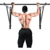 imageECOTRIC 46quot Wall Mounted Pull Up Chin Up Bar Heavy Duty Gym Workout Fitness Home Mount Fitness 500lbs