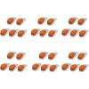 imageECOTRIC 5pcs 31LED Amber Cab Marker Lights Waterproof Top Roof Truck Running Lights Compatible with PeterbiltKenworthFreightlinerVolvoWestern StarMackInternationalPaccar Trailer Trucks30pcs