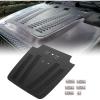 imageECOTRIC Aluminum Alloy Vented Hood Louver Kit Compatible with Jeep Wrangler TJLJ 20032006