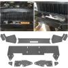 imageECOTRIC DIY Rear Bumper Kit Bare Metal Compatible with 19842001 Jeep Cherokee XJ Rear Winch Bumper KitFront