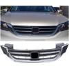 imageECOTRIC Front Bumper Grille Compatible With 2013 2014 2015 Honda Accord 4DRSedan  Chrome Hood Mesh Grille Grill JDM Mod StyleBlack  Chrome