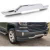 imageECOTRIC Front Bumper Skid Plate Compatible with 20162019 Chevy Chevrolet Silverado 1500 Replacement For 23243083 GM1044128 Lower Valance Panel Cover Face Impact Bar Chrome