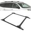 imageECOTRIC Roof Rack Side Rail Compatible with 20092017 Chevy Chevrolet Traverse Aluminum Replacement for 19244264 Factory Style 165 Lbscross bars  side rails