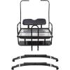 imageFlip Folding Rear Back Flip Seat Kit WFree Grab Bar ampamp Roof Support for 198220005 Club Car DS Golf CartRear Flip Seat Kit  Leaf Springs
