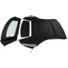 imageKojem Convertible Soft Top Sailcloth Vinyl Roof with Heated Glass Window Compatible with 19942004 Ford MustangBlack CP1311