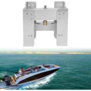 imageECOTRIC 4 Adjustable Set Back Jack Plate Outboard Motor Jack for Boat Steering System Aluminum8