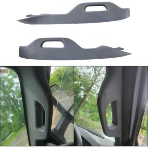 imageECOTRIC A Pillar Grab Handle Interior Trim Passenger Side Compatible with 20112015 Ford F250 F350 F450 F550 Super Duty Replacement for BC3Z2503598AB BlackGray