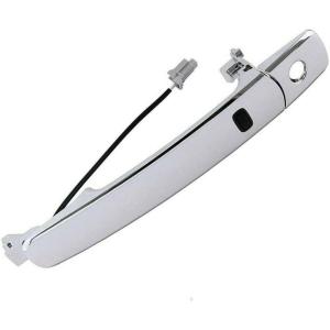 imageECOTRIC Chrome Exterior Door Handle wKeyhole Compatible with 20032008 Infiniti FX35 FX45 20032007 Nissan Murano 20082009 Nissan Rogue Front Left Driver Side Outside Door HandleWITH SMART ENTRY SYSTEM