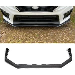 imageECOTRIC Front Bumper Lip Spoiler Compatible with 20152021 Subaru Impreza WRX ampamp STI Lower Splitter Finisher Under Chin Spoiler V Limited Style BlackCarbon Fiber Color