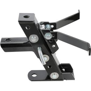 imageECOTRIC Heavy Duty Adjustable Lawn Mower Trailer Towing Hitch Garden Tractor Hitch Steel Compatible with John Deere Cub Cadet Craftsman