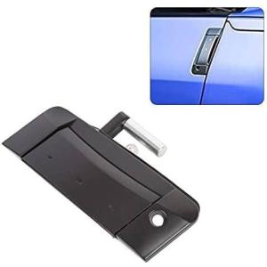 imageECOTRIC Outside Door Handles Compatible with 20032009 Nissan 350Z Replacement for 80606CD01E Exterior Outer Door Handles Silver Passenger SideBlack