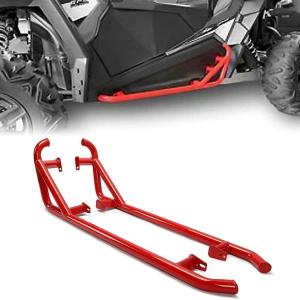 imageECOTRIC Red Nerf Bars Rock Sliders Compatible with 20142023 Polaris RZR XP 1000 TurboTurbo S RZR 900900 XCS 900 S 1000 2 Doors Left ampamp Right Side Steps  2 SeaterRed