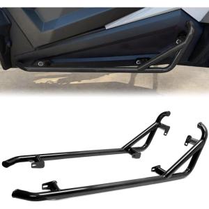 imageECOTRIC Red Nerf Bars Rock Sliders Compatible with 20142023 Polaris RZR XP 1000 TurboTurbo S RZR 900900 XCS 900 S 1000 2 Doors Left ampamp Right Side Steps  2 SeaterBlack