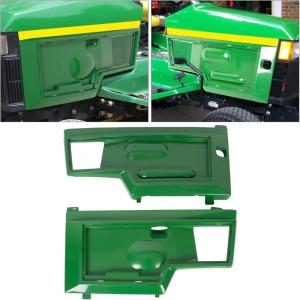 imageECOTRIC Right Side Panel Screen Kit Compatible with John Deere 415 425 445 455 Replacement for AM128982 RH SidePair Side Panels