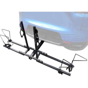 imageHitch Mount Bike Rack Carrier Upright 2 Mountain Bike EBike Carrier Platform Style 2quot Rear for SUV Van Truck Minivans RV Trailer
