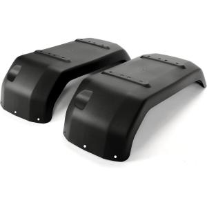 imageKojem Rear Fender Flare Pair Compatible with 20012008 Kawasaki Mule 3000 3010 3020 4x4 Replacement for 350231557 Hardwoods Green HD Diesel Trans4x4 Black Plastic Splash Shield Guard Replacement 2Pcs