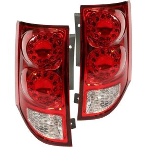 imageKojem Tail light Compatible with 20112020 Dodge Grand Caravan Driver Side Replacement for 05182535AF Red Lens wBulbsDriver  Passenger Side
