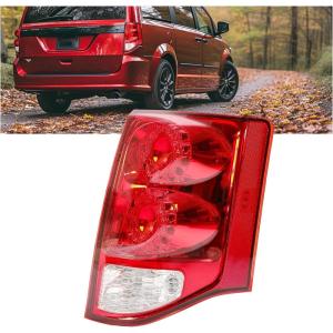imageKojem Tail light Compatible with 20112020 Dodge Grand Caravan Driver Side Replacement for 05182535AF Red Lens wBulbsRight Side