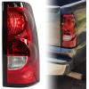 imageECOTRIC Brake light Tail Lights for Compatible with 20032006 Chevy Silverado 150025003500  Pair with Bulbs ampamp Wiring Harness DriverPassenger SideRedClear