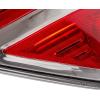 imageECOTRIC Driver Side Tail Lights Brake Lamps Taillights Red Clear Lens Chrome Trim Housing Compatible with 20092014 Ford F150 Styleside Pickup Truck Left