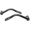 imageECOTRIC Front Bumper Brackets Compatible With 20032006 Chevy Silverado 20022006 Chevy Avalanche LHampampRH Replacement for GM1066175 GM1067175 15059687 15059688 Steel Powder Coated Black
