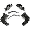 imageECOTRIC Front Bumper Brackets Compatible With 20032006 Chevy Silverado 20022006 Chevy Avalanche LHampampRH Replacement for GM1066175 GM1067175 15059687 15059688 Steel Powder Coated Black