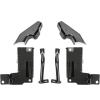 imageECOTRIC Front Bumper Brackets Compatible With 20032006 Chevy Silverado 20022006 Chevy Avalanche LHampampRH Replacement for GM1066175 GM1067175 15059687 15059688 Steel Powder Coated Black