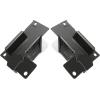 imageECOTRIC Front Bumper Brackets Compatible With 20032006 Chevy Silverado 20022006 Chevy Avalanche LHampampRH Replacement for GM1066175 GM1067175 15059687 15059688 Steel Powder Coated Black