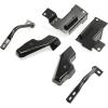 imageECOTRIC Front Bumper Brackets Compatible With 20032006 Chevy Silverado 20022006 Chevy Avalanche LHampampRH Replacement for GM1066175 GM1067175 15059687 15059688 Steel Powder Coated Black