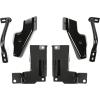 imageECOTRIC Front Bumper Brackets Compatible With 20032006 Chevy Silverado 20022006 Chevy Avalanche LHampampRH Replacement for GM1066175 GM1067175 15059687 15059688 Steel Powder Coated Black