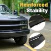 imageECOTRIC Front Bumper Face Bar Compatible with 19882000 Chevy Silverado GMC Sierra C1500 C2500 C3500 K1500 K2500 K3500 Tahoe Blazer Suburban Yukon Cadillac Replace for GM1002168 WLicense Plate Hole